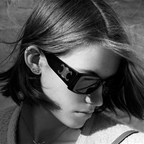 adjusting celine sunglasses|TRIOMPHE XL 01 SUNGLASSES IN ACETATE .